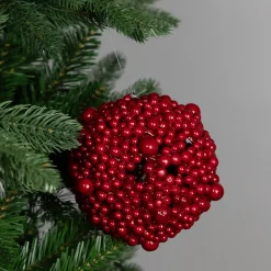 Northlight Balls>Shiny Red Berries Christmas Ball Ornament 6-Inch