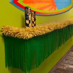 Specialty Garland*Showdown Displays 25'silver And Clear Metallic Specialty Holographic Twist Novelty Christmas Garland