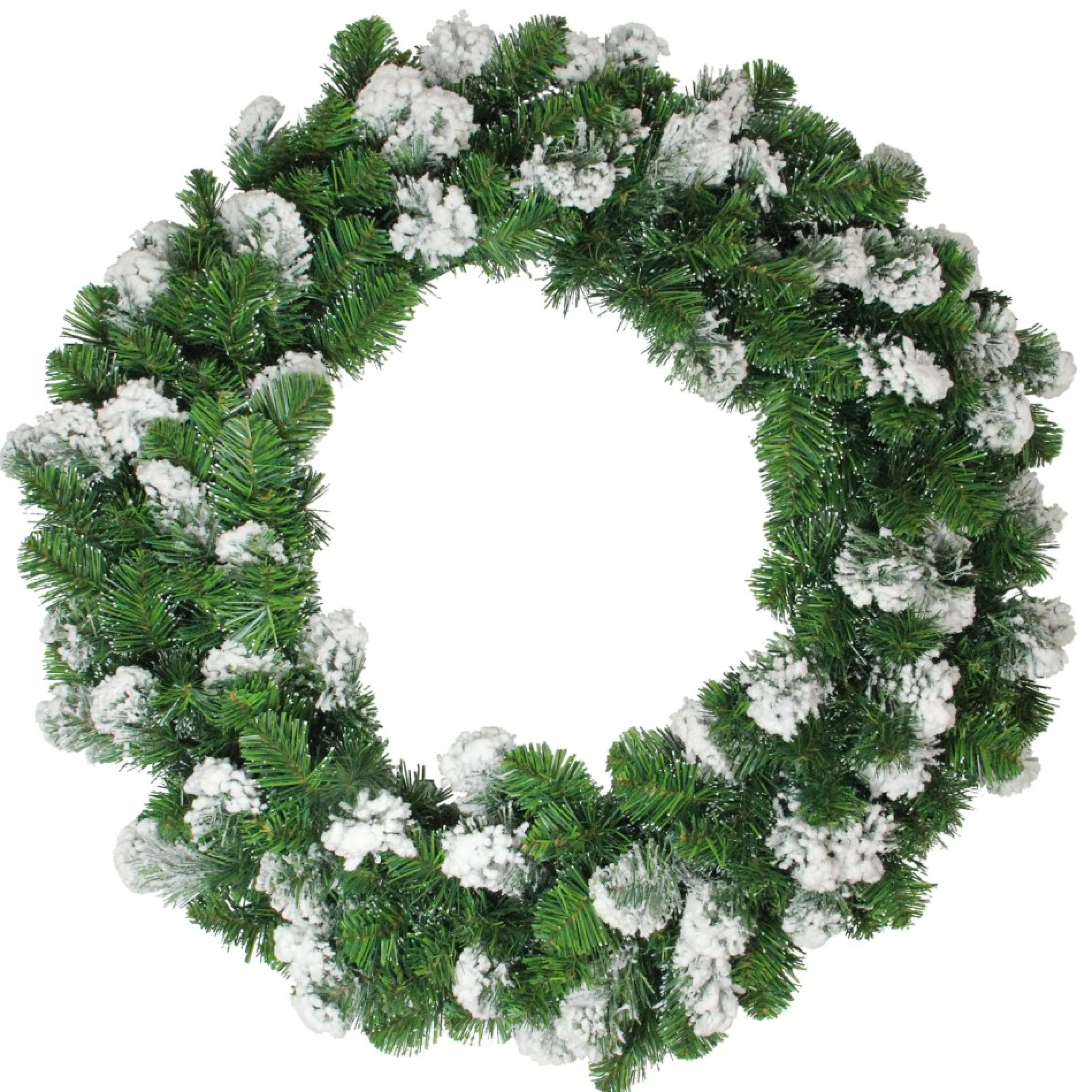 Traditional Pine Wreaths*Allstate Snowy Flocked Colorado Pine Artificial Christmas Wreath, 30-Inch, Unlit