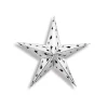 Beistle Starry Night Themed Silver 3-D Foil Star Cutout Party Decoration 12"