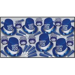 Beistle The Blue Ice Kit For 50 People For New Year's Eve