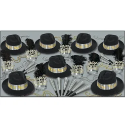 Beistle The Platinum Gold Party Kit For 50 People For New Year's Eve