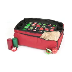 Northlight Ornament Storage>3-Tray Christmas Ornament Pro Storage Bag - Holds Up To 72 Ornaments
