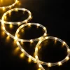 Northlight Warm White Led Outdoor Flexible Christmas Rope Light Set, 18Ft