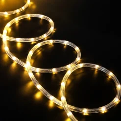 Northlight Warm White Led Outdoor Flexible Christmas Rope Light Set, 18Ft
