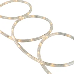 Northlight Warm White Led Outdoor Flexible Christmas Rope Light Set, 18Ft