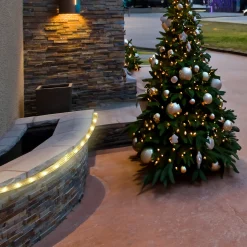 Northlight Warm White Led Outdoor Flexible Christmas Rope Light Set, 18Ft