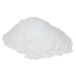 Artificial Snow*Northlight White Iridescent Artificial Powder Snow Twinkle Flakes For Christmas Decorating 2 Oz