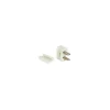 Vickerman White Male Quick Zip Plug For Spt-1 18 Wire Gauge 8 Amps