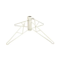 Artificial Tree Stands*Northlight White Metal Folding Christmas Tree Stand For 4.5' Artificial Trees
